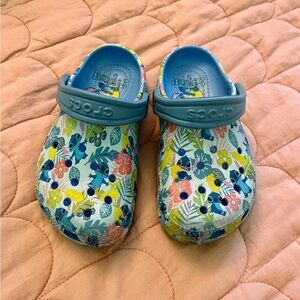 CROCS Kids Clogs, 10 C, Special Stitch Edition
